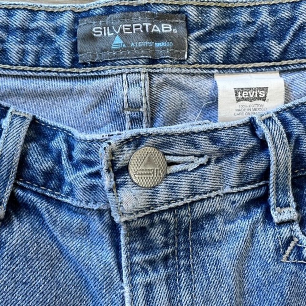 LEVI'S Vintage Silvertab Bootcut Jeans - Size 5 Short (Juniors) - Picture 8 of 10